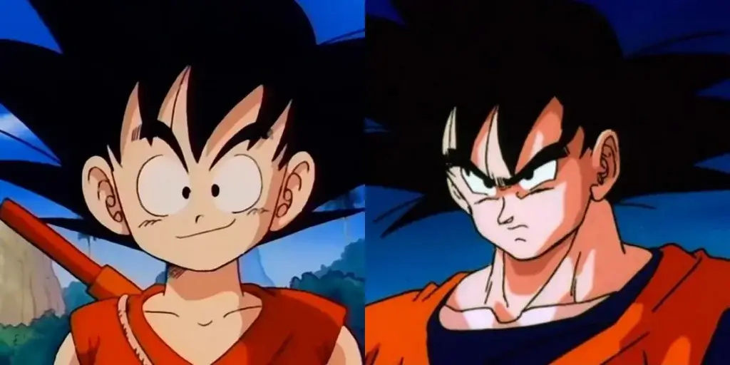Dragon Ball Z History 1 Kid Goku Dragon Ball adult Goku Dragon Ball Z