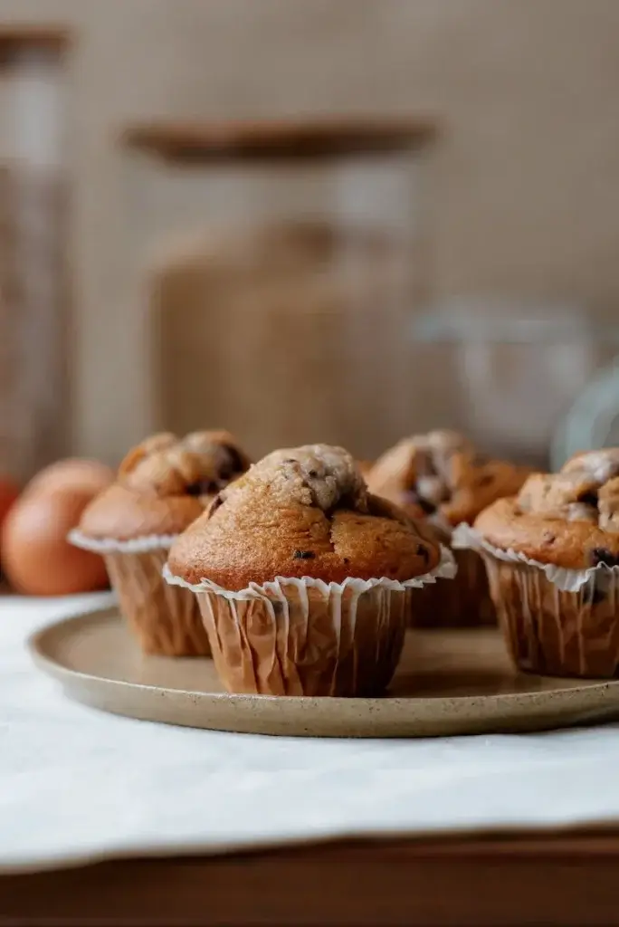 chocolate chip pumpkin muffins