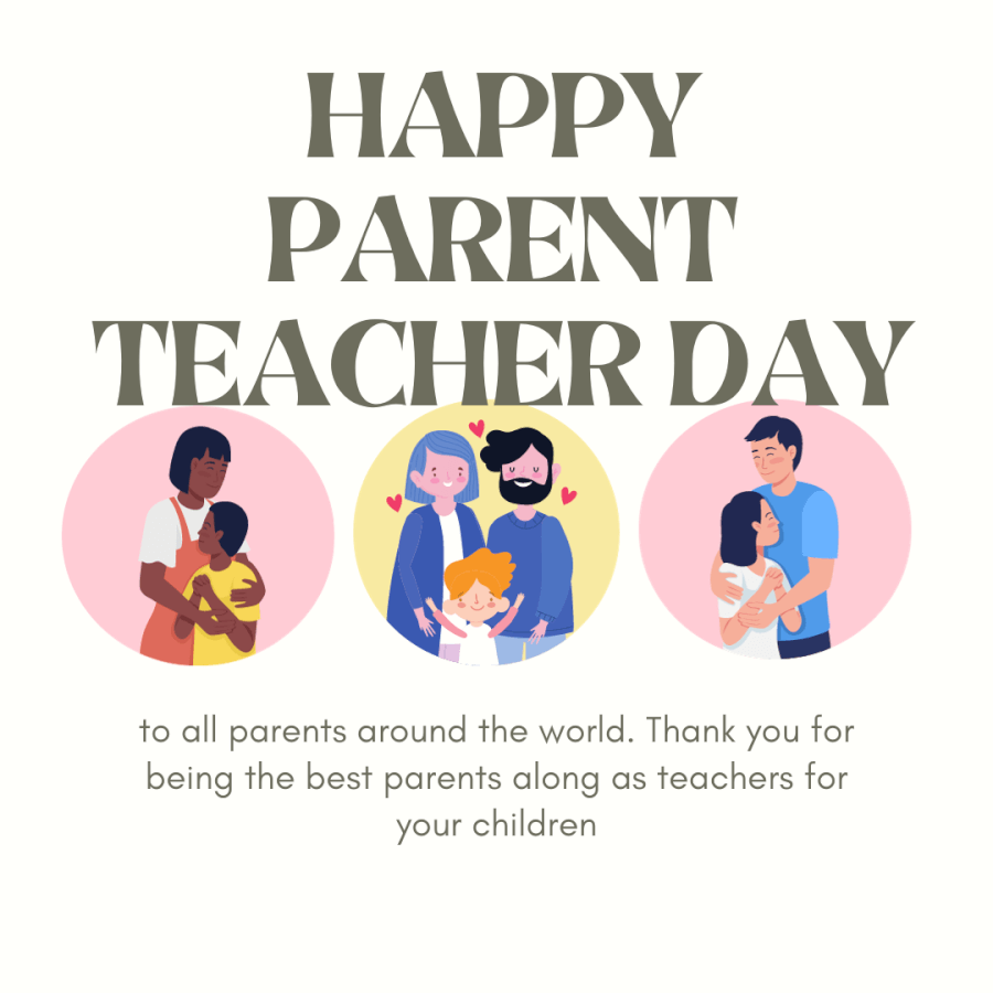 Blue Pink Illustration Parents Day Instagram Post
