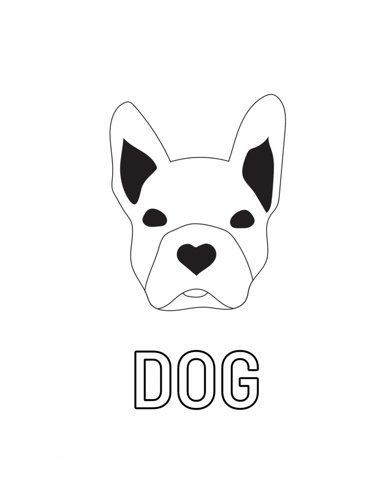 Cute Illustration of French Bulldog Dog T Shirt