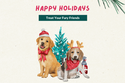 happy holidays from your pets