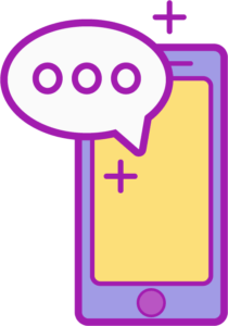 invite and chat icon