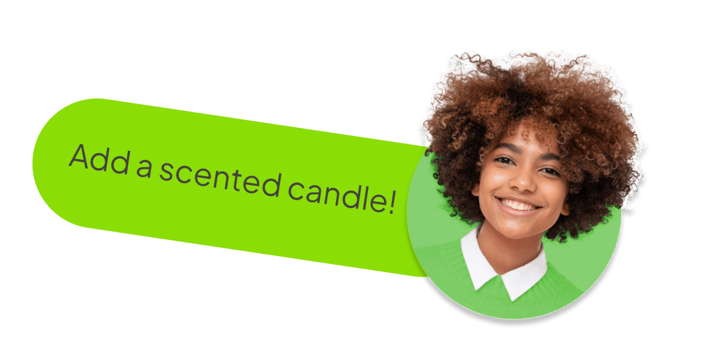 Add a scented candle to your wishlist.